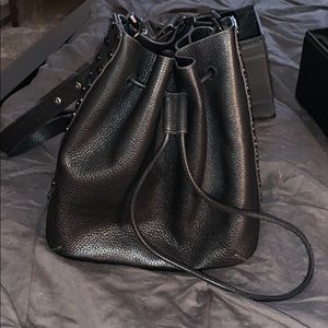 Rebecca Minkoff Studded Drawstring Bucket Bag
